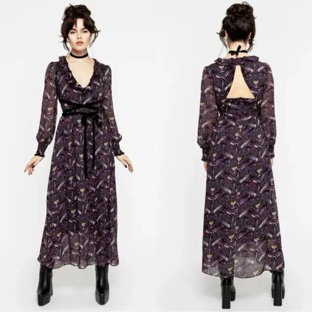 Disturbia Purple Maxi Dress